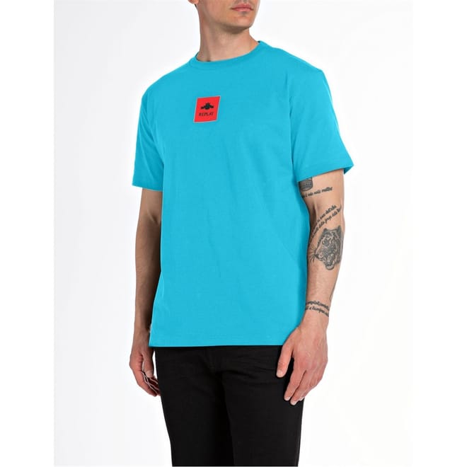 Regular Fit Crew Neck Centre Logo T-Shirt
