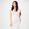 Pointelle Knit Maxi Dress