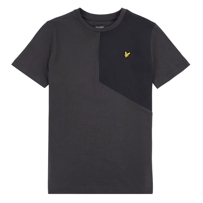 Panel Crew Neck Regular Fit T-Shirt