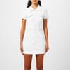 Collared Neck Mini Shirtdress