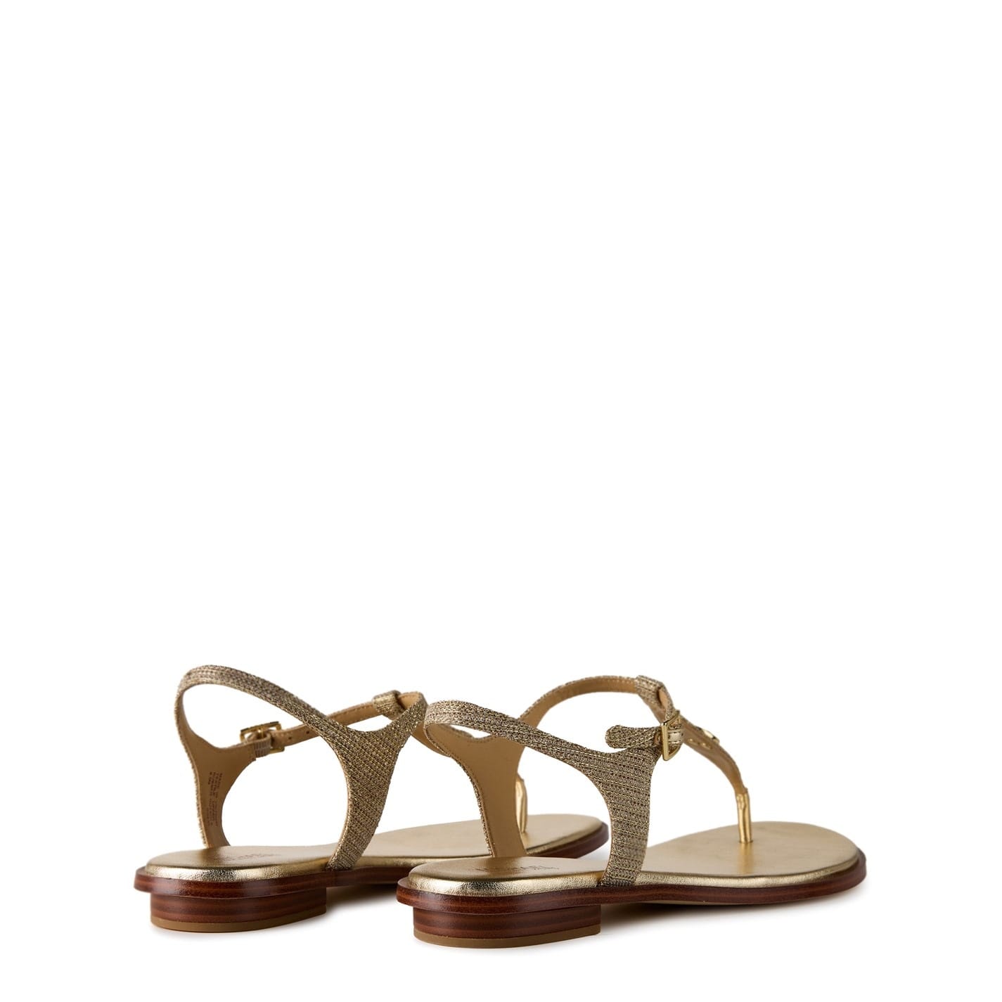 Gold Michael Kors Thong Sandals Get The Label