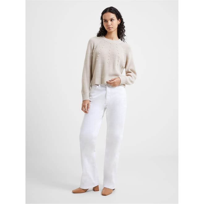 Jolee Pearl Crew Neck Relaxed Fit Sweater