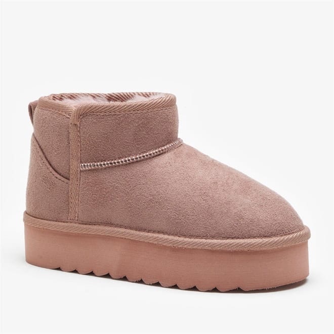 Girls Low Ankle Flatform Boot