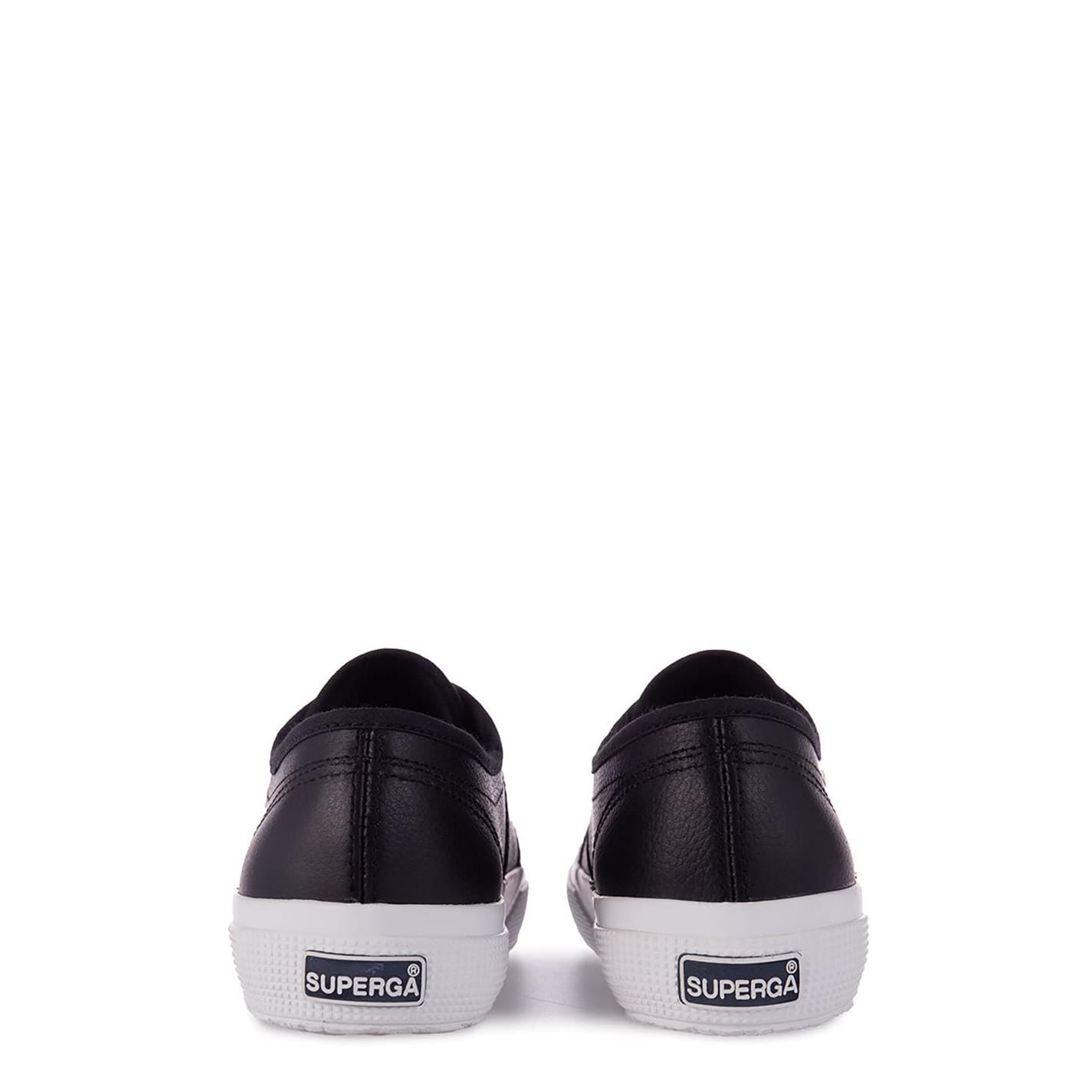 Superga leather trainers on sale