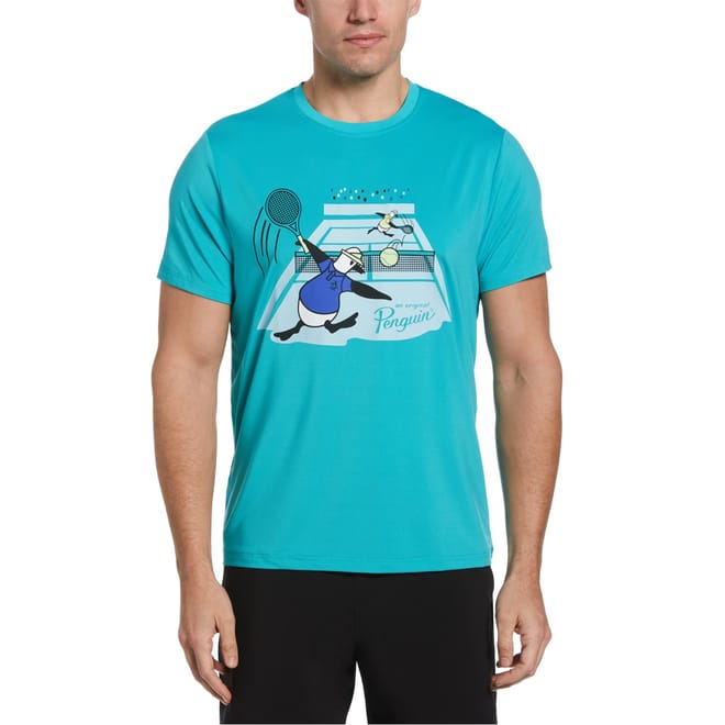 Penguin Graphic Crew Neck T-Shirt