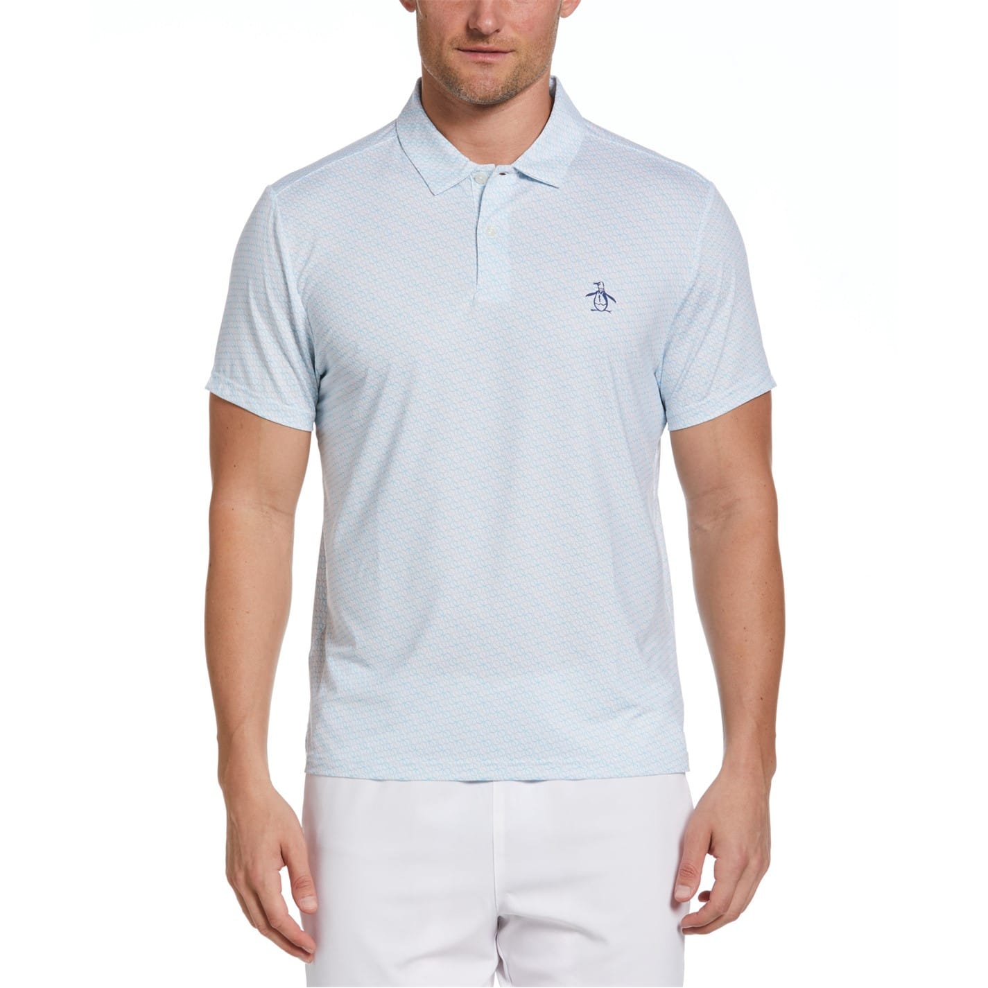 Original Penguin Penguin Regular Fit Tennis Polo in White