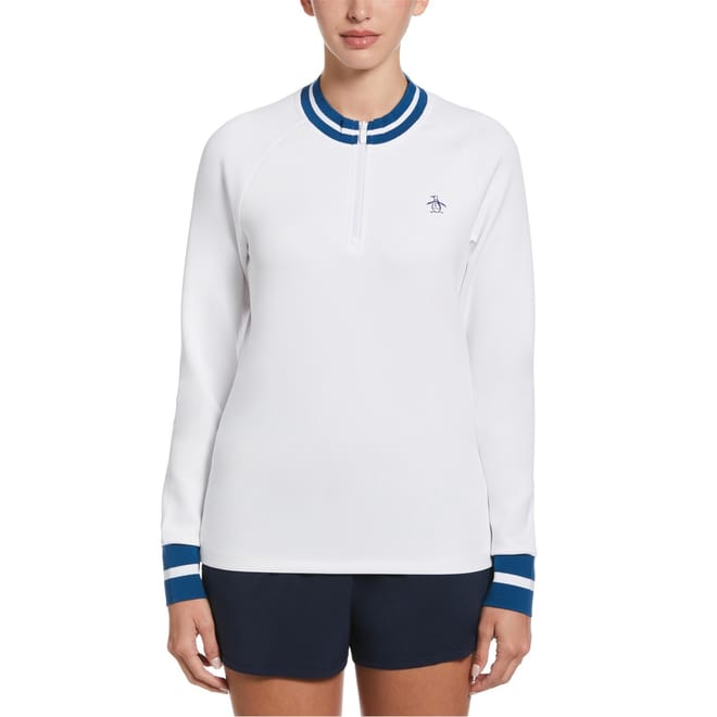 High Neck Penguin Relaxed Fit Sweatshirt