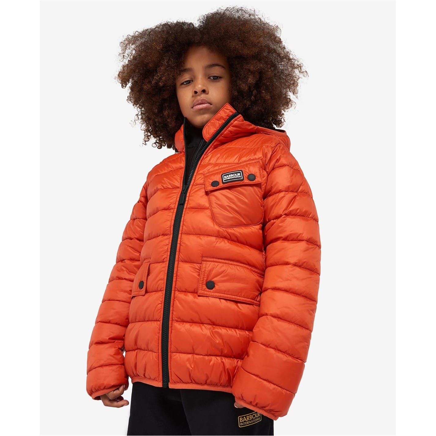 Ouston hooded quilted jacket online