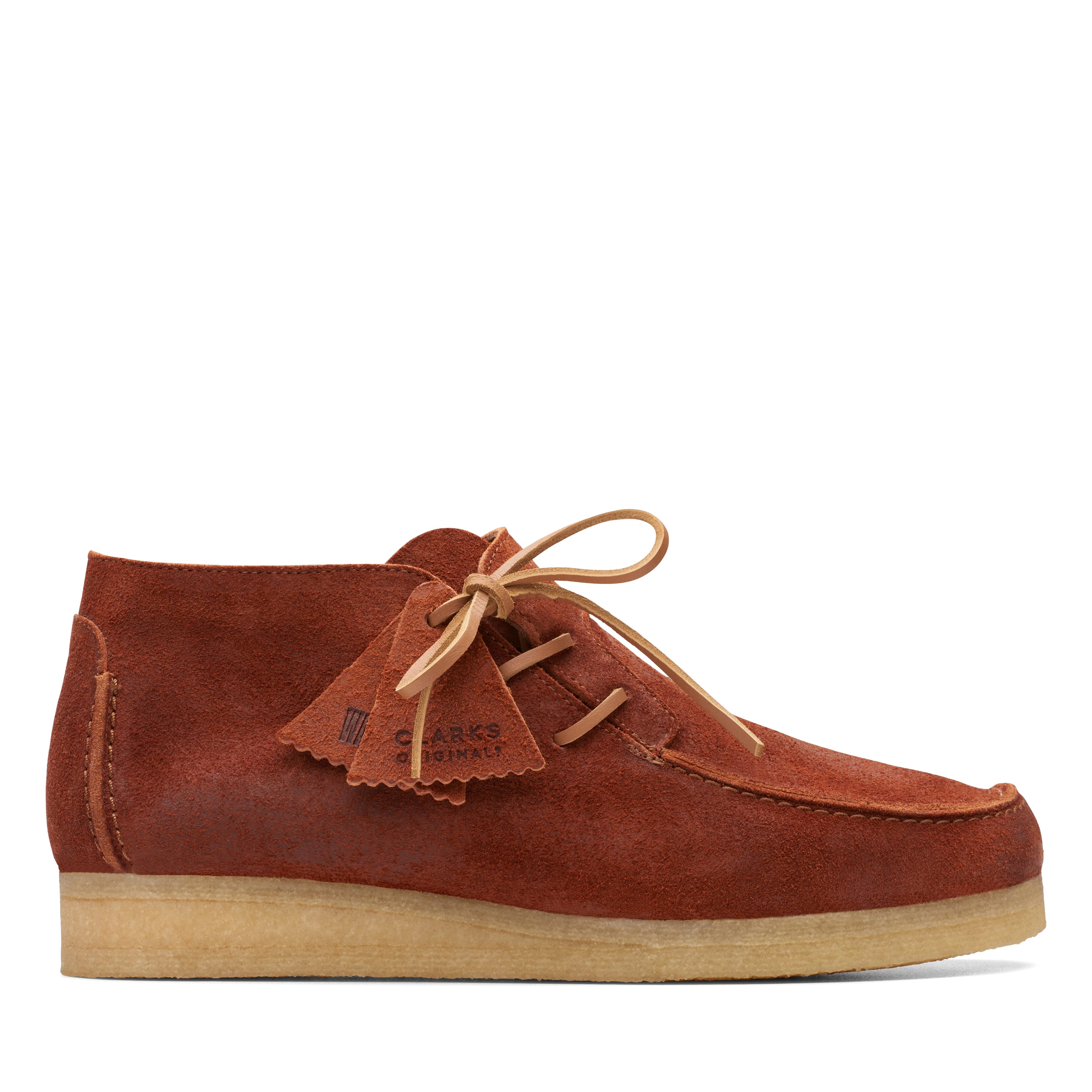 Brown Clarks Originals Mens Lugger Boots Get The Label