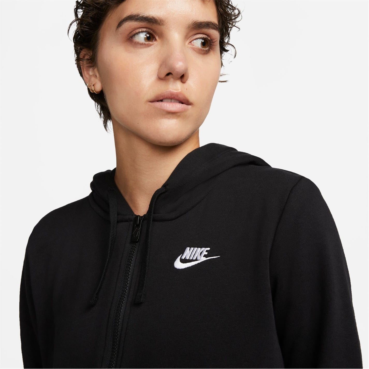 Black Nike Womens Sportswear Club Fleece Hoodie Dress Get The Label