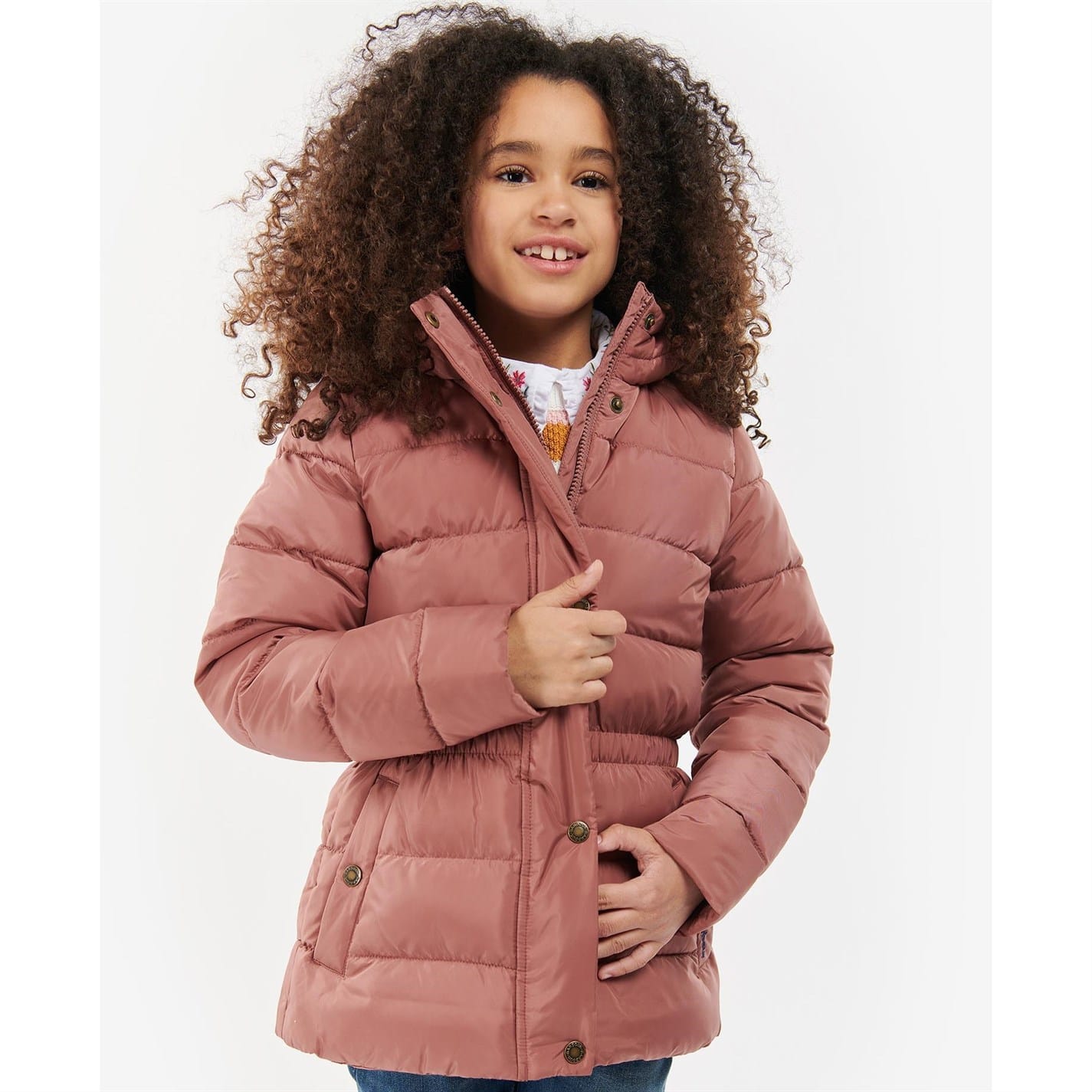 Pink Barbour Littlebury Quilted Jacket Get The Label