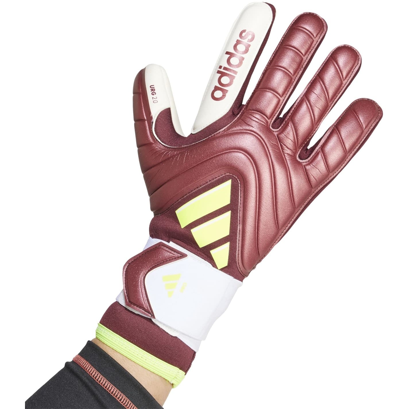 Red adidas Copa Pro Goalkeeper Gloves Adults Get The Label