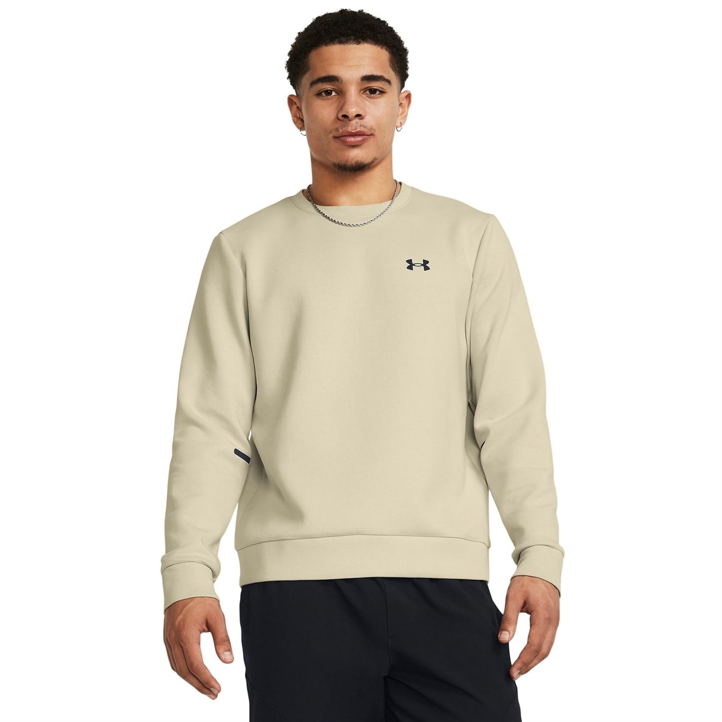 Cream Under Armour Mens Unstoppable Fleece Sweatshirt Get The Label