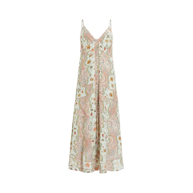 Dahlia V-Neck Midi Slip Dress