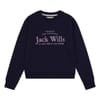 Kids Girls Script Crew Neck Sweatshirt