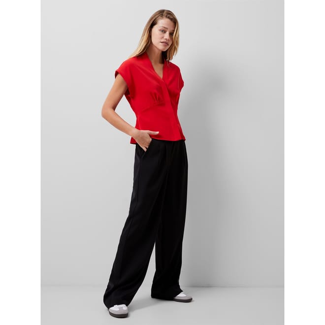 Short Sleeve Regular Fit Blouse