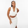 Knitted Polo Crop Top