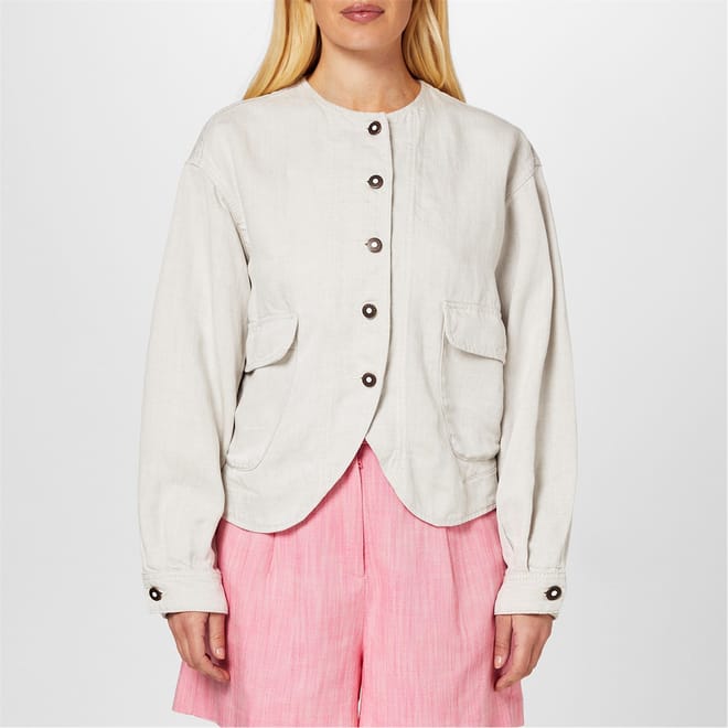 Emporio Blazer Relaxed Fit Short Jacket