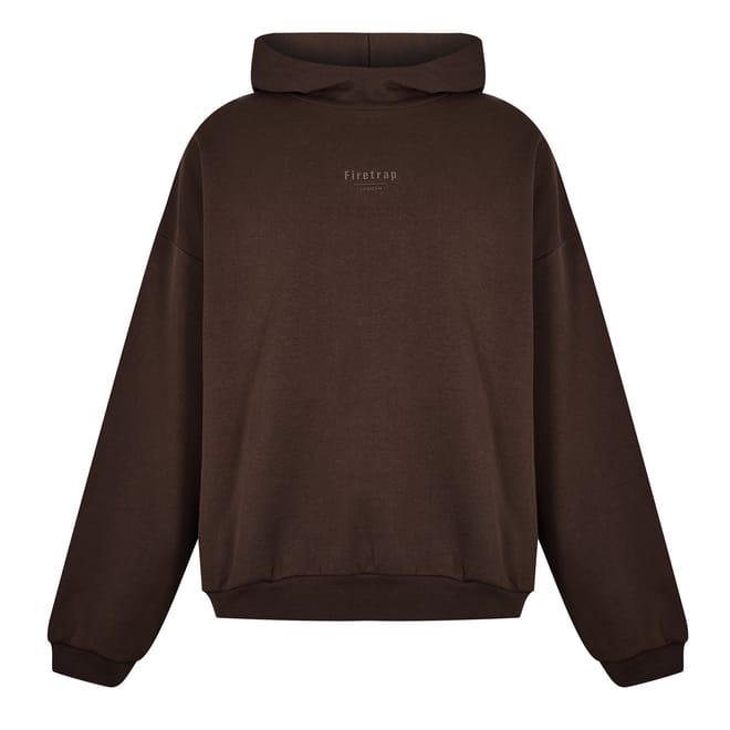 Hooded Tonal Relaxed Fit Sweatshirt