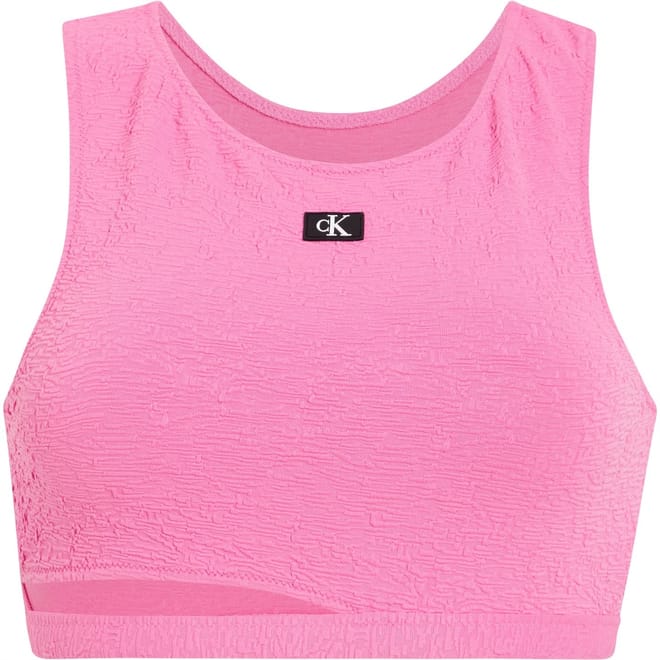 Cropped Slim Fit Sleeveless Tank