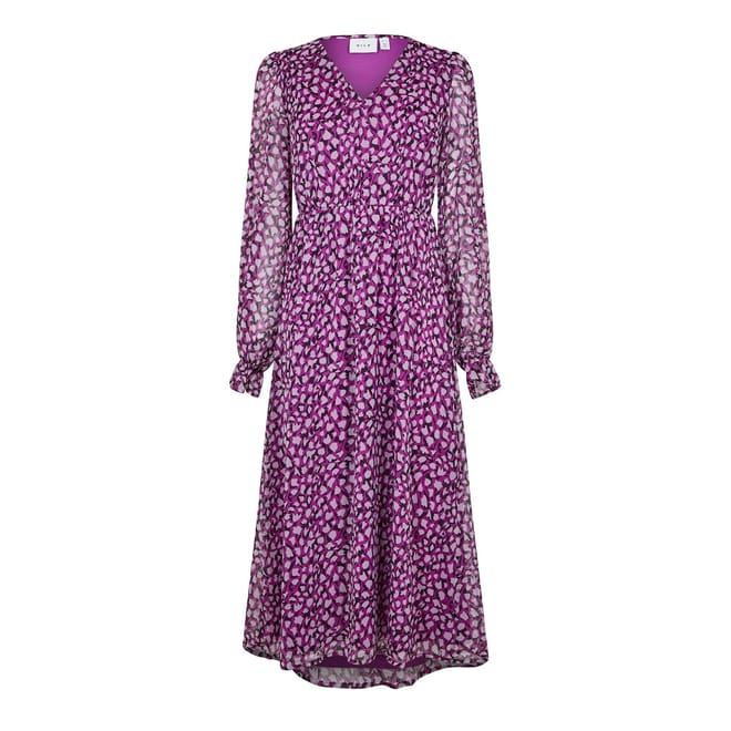 Falia V-Neck Maxi Wrap Dress