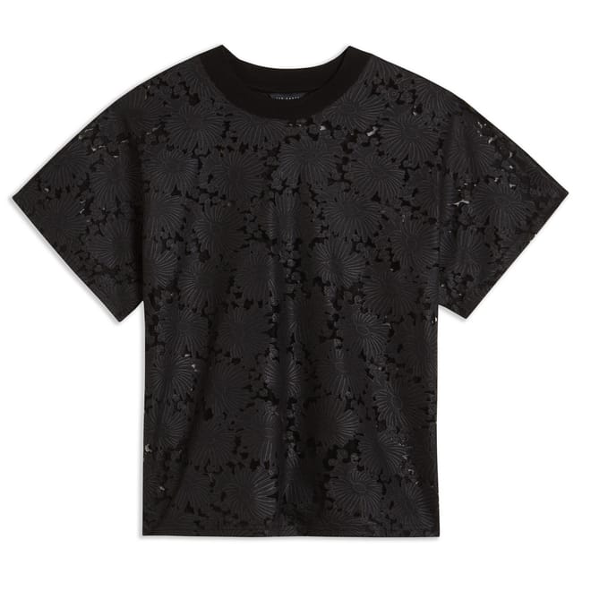 Floral Lace Relaxed T-Shirt