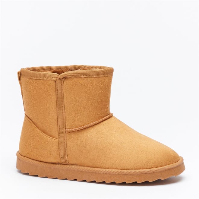 Girls Faux Fur Ankle Boot