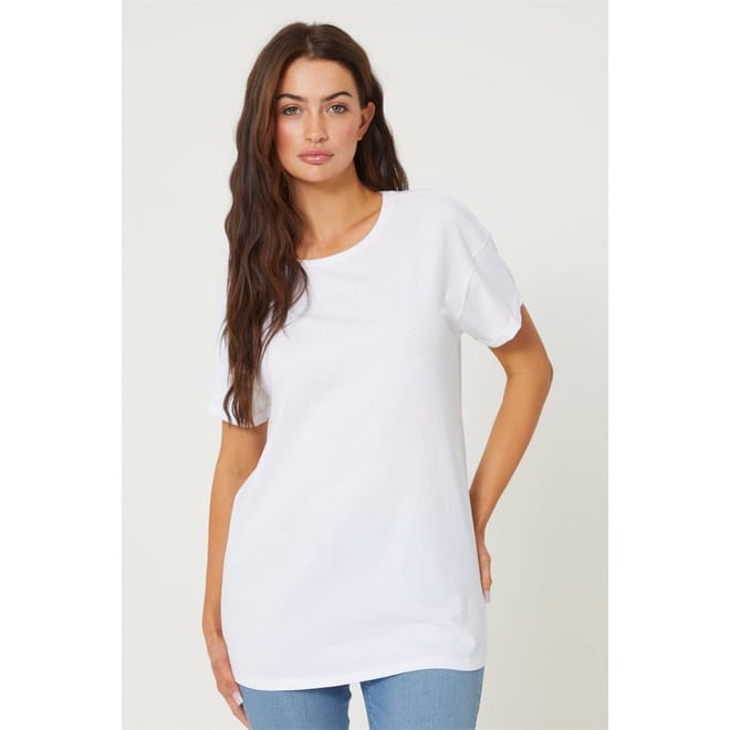 Oversize Fit Crew Neck Short Sleeve T-Shirt