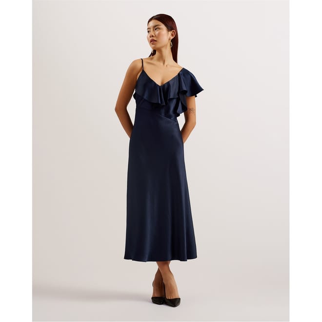 Keomi V-Neck Midi Slip Dress