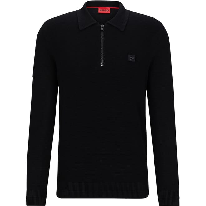Sastor Zip Neck Polo Sweater
