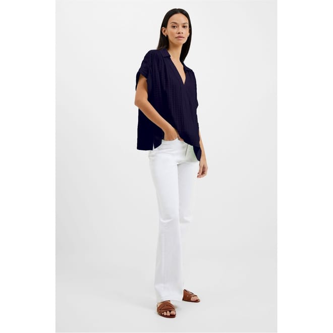 Birch Relaxed Fit V-Neck Blouse