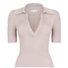 Plait Rib Polo Shirt