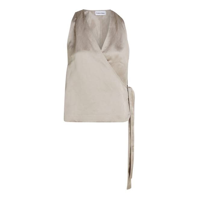 Satin Halterneck Top