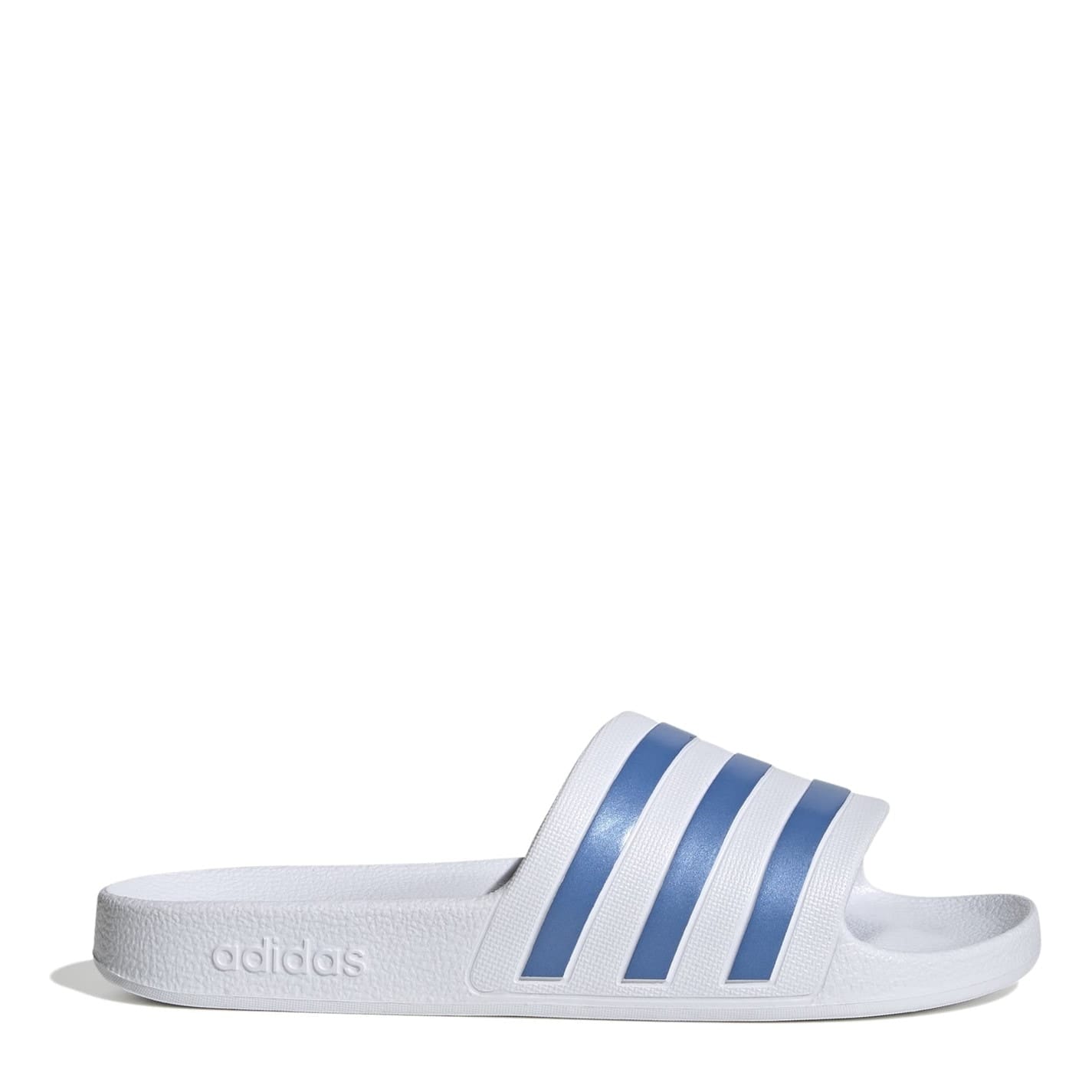 White adidas Womens Adilette Aqua Slide Get The Label