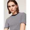 Striped Slim Fit Crew Neck T-Shirt