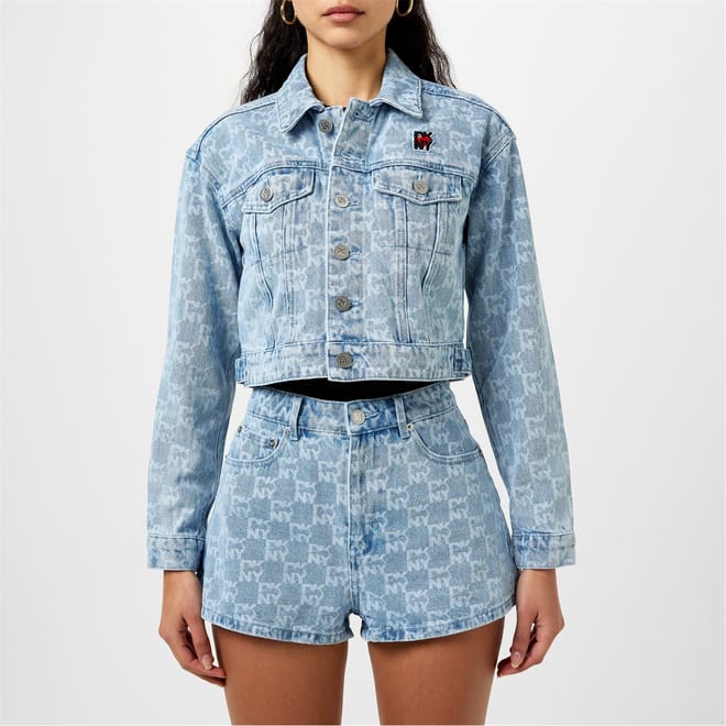 Denim Relaxed Fit Long Sleeve Jacket