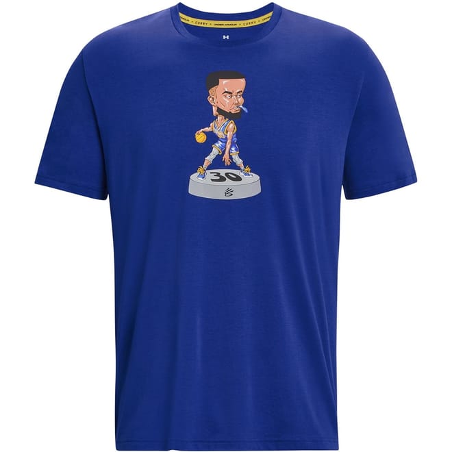 Mens Curry Bobblehead Short Sleeve