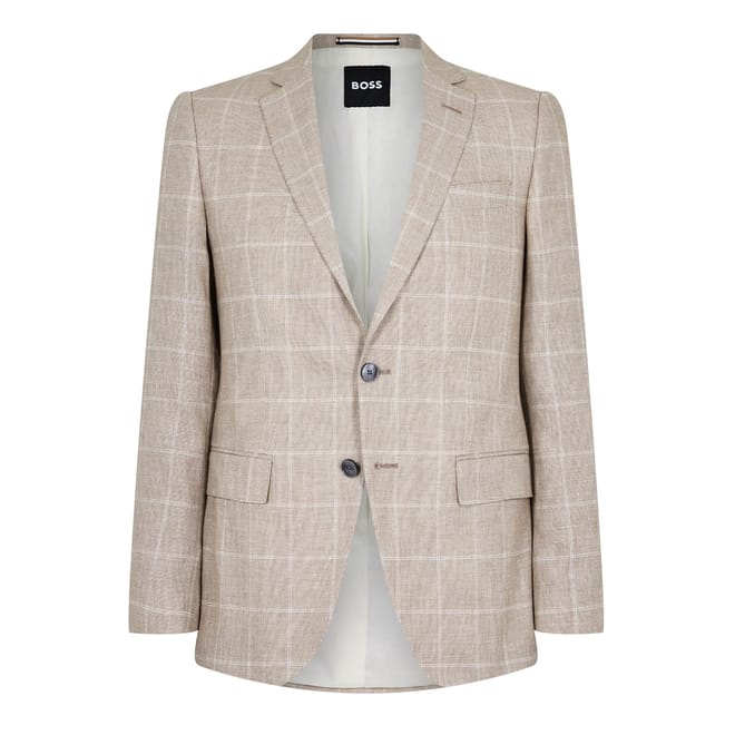 Collared Neck Regular Fit Suit Jacket