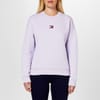 Boxy Fit Badge Crew Neck Sweatshirt