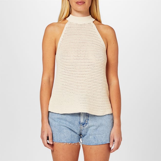 Crochet Halter Relaxed Fit Tank