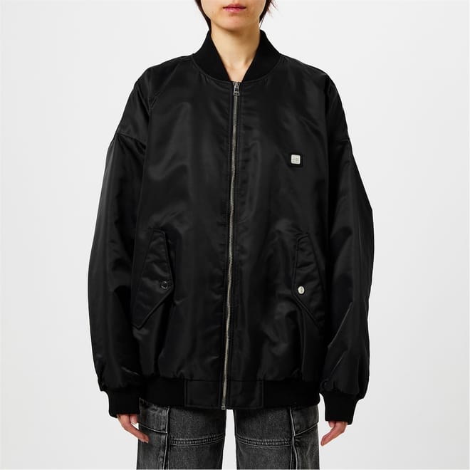 Short Oversize Fit Bomber Jacket