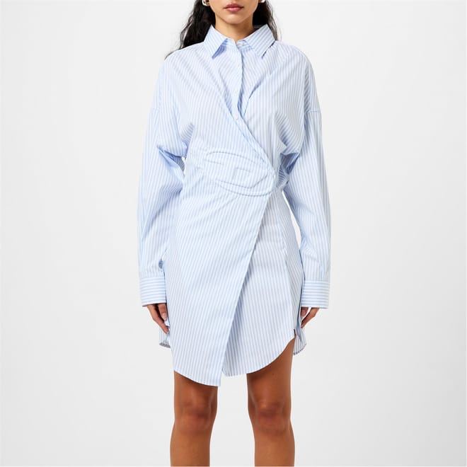 ShorT-Shirt Dress In Stretch Poplin