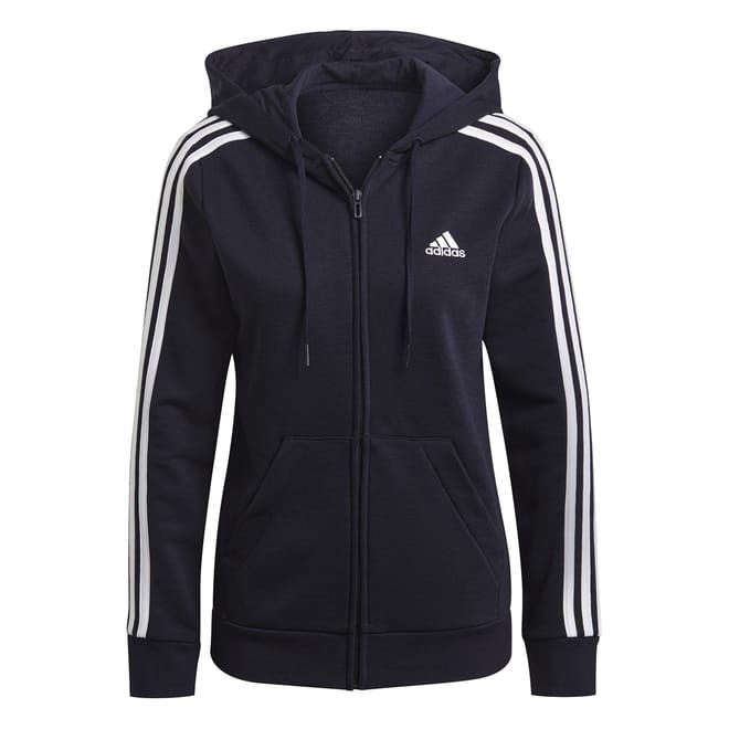 3 Stripe Zip Track Hoodie Ladies