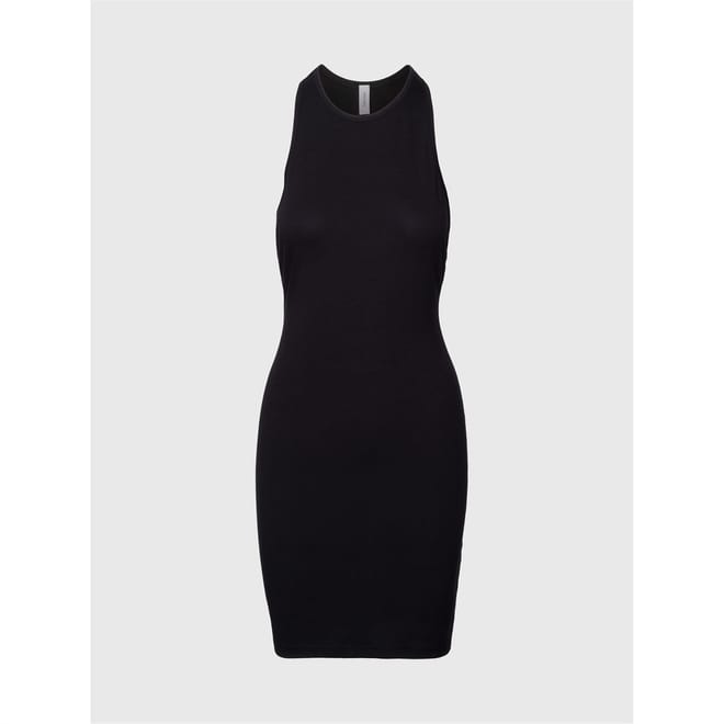 Crew Neck Knee Knee Bodycon Dress