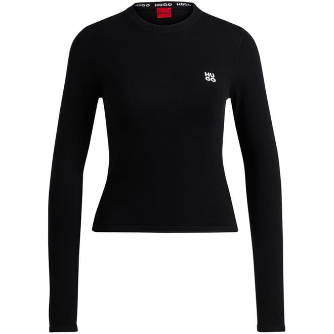 Crew Neck Slim Fit Long Sleeve Sweater