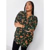 Curve Floral Pintuck Shirt