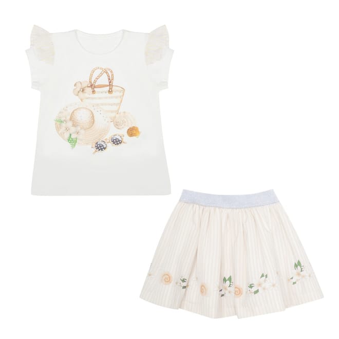 Salah T-Shirt and A-Line Skirt Set