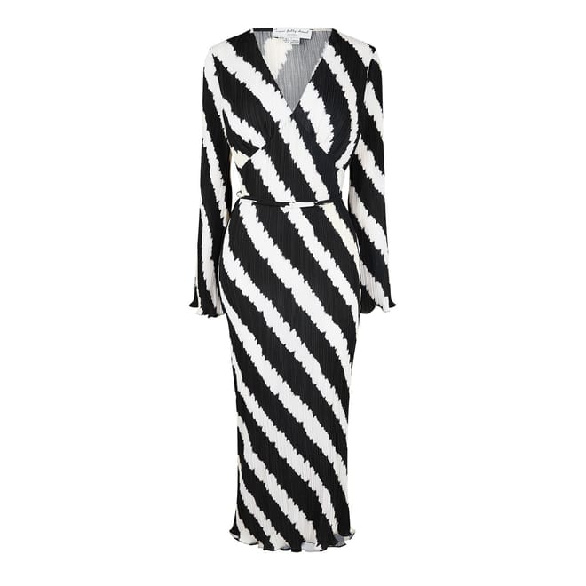 Stripe Celeste Plisse Dress