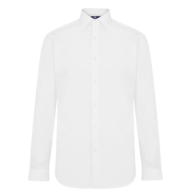 Slim Fit Regular Collar Poplin Shirt