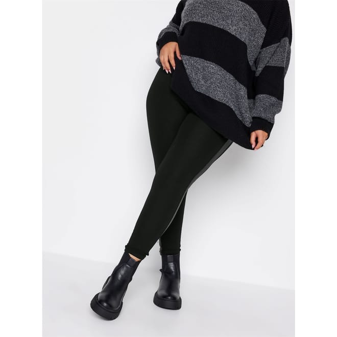 Curve Ponte Pu Stripe Legging